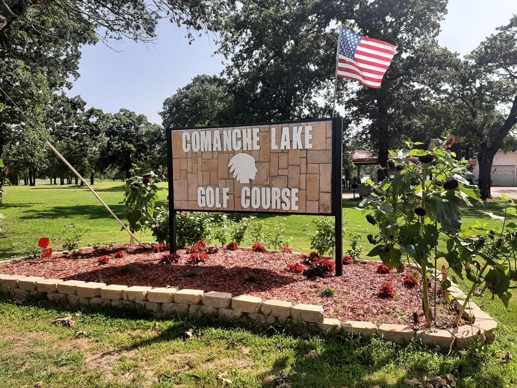Golf Course Welcome Sign